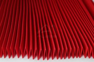 Accordion pleats – large pleats